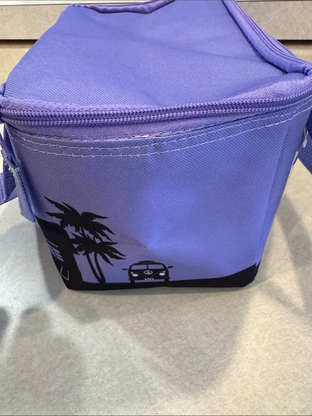 Trader Joe's Purple Insulated Lunch Cooler Bag